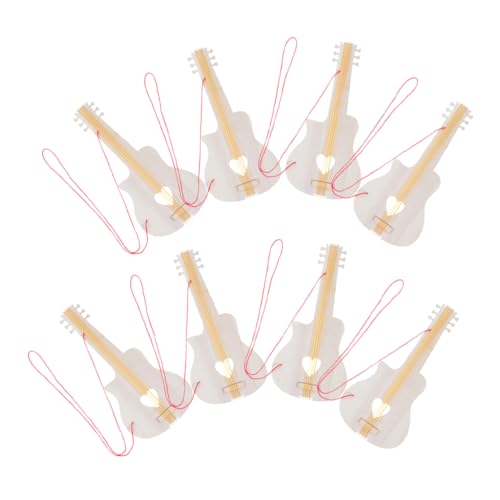 YARNOW 8 Stück Teiliges Holz Gitarren Bastelset für Unvollendete Gitarrenformen aus Langlebigem Holz Sichere DIY und Zeichenornamente für Kindergarten Musikförderung und Kreative YARNOW 8 Stück Teiliges Holz Gitarren Bastelset für Unvollendete Gitarrenformen aus Langlebigem Holz Sichere DIY und Zeichenornamente für Kindergarten Musikförderung und Kreative von YARNOW