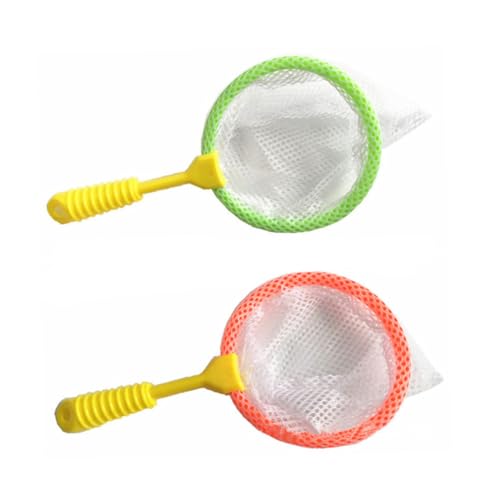 YARNOW 8 Stück Teiliges Kinderspielzeug Fangnetz mit Verstellbarem Griff Multifunktionales Kescher für Outdoor Aktivitäten Schmetterlingen und Kleinen Fischen Zufällige von YARNOW