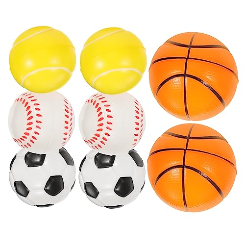 YARNOW 8 Stück Teiliges Mini Schaumstoff Ball Kleine Elastische Stress Bälle Leichte Langlebige Pressbälle für Erwachsene Stressabbau YARNOW 8 Stück Teiliges Mini Schaumstoff Ball Kleine Elastische Stress Bälle Leichte Langlebige Pressbälle für Erwachsene Stressabbau von YARNOW