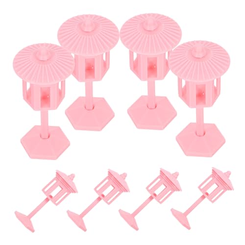 YARNOW 8 Stück Teiliges Miniatur Stehlampen Vintage Viktorianische Puppenhaus Lampen Rosa Miniatur Beleuchtung Dekoration für Puppen Schlafzimmer Wohnräume YARNOW 8 Stück Teiliges Miniatur Stehlampen Vintage Viktorianische Puppenhaus Lampen Rosa Miniatur Beleuchtung Dekoration für Puppen Schlafzimmer Wohnräume von YARNOW