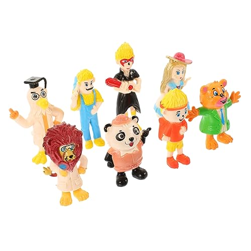 YARNOW 8 Stück Teiliges Puppenornament aus Süße Tierfiguren zur Dekoration von Miniaturgärten Puppenhäusern und Autoinnenräumen für Fröhliche Anlässe YARNOW 8 Stück Teiliges Puppenornament aus Süße Tierfiguren zur Dekoration von Miniaturgärten Puppenhäusern und Autoinnenräumen für Fröhliche Anlässe von YARNOW