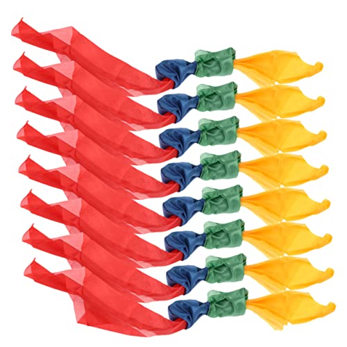 YARNOW 8 Stück Teiliges Set Bunter Zauberschals Leichtgewichtige Schals für Magische Tricks und Bühnenaufführungen für Kindergeburtstagsfeiern und Kreative Unterhaltung von YARNOW