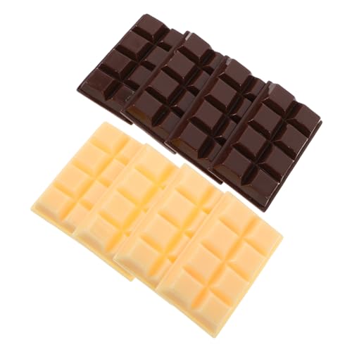 YARNOW 8 Stück Teiliges aus Realistischen Schokoladen Dekorationen aus Harz Täuschend Echte Schokoladen für Fotorequisiten Partys Hochzeiten und Restaurant Dekorationen YARNOW 8 Stück Teiliges aus Realistischen Schokoladen Dekorationen aus Harz Täuschend Echte Schokoladen für Fotorequisiten Partys Hochzeiten und Restaurant Dekorationen von YARNOW