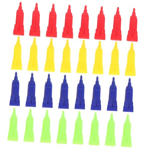 YARNOW 80 Stück Spielbrett Zubehör Mini Bauklötze für Strategiespiele Rote Blaue Grüne und Gelbe Teile Ersatz für Spielsteine und Dekoration YARNOW 80 Stück Spielbrett Zubehör Mini Bauklötze für Strategiespiele Rote Blaue Grüne und Gelbe Teile Ersatz für Spielsteine und Dekoration von YARNOW