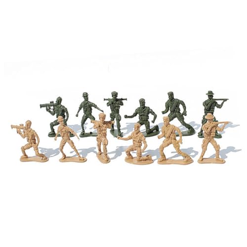 YARNOW 88 Stück Soldaten Modellspielzeug Set Teiliges Sandbox Figuren Bausatz aus Kunststoff für Kreative Spielstunden und Gemeinsames und Freunde YARNOW 88 Stück Soldaten Modellspielzeug Set Teiliges Sandbox Figuren Bausatz aus Kunststoff für Kreative Spielstunden und Gemeinsames und Freunde von YARNOW