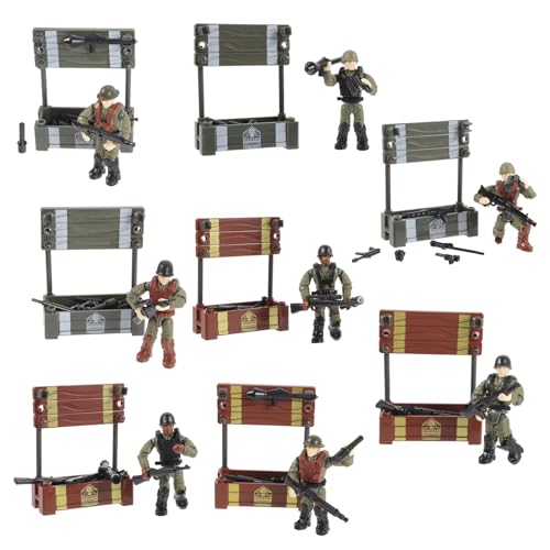 YARNOW 8Stücke Kleine Soldatenmodelle aus Mini Menschenfiguren für Szenenlayout Tischdekoration und Rollenspiele für Sammler Langlebig und Detailreich YARNOW 8Stücke Kleine Soldatenmodelle aus Mini Menschenfiguren für Szenenlayout Tischdekoration und Rollenspiele für Sammler Langlebig und Detailreich von YARNOW