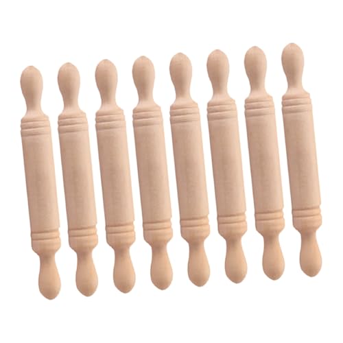 YARNOW 8Stücke Mini Hölzerne Küchenutensilien Mini Rollende Stäbe Für Puppenhaus Zubehör Miniaturspielzeug Für Kreative Küchen Szenen Und Dekoration YARNOW 8Stücke Mini Hölzerne Küchenutensilien Mini Rollende Stäbe Für Puppenhaus Zubehör Miniaturspielzeug Für Kreative Küchen Szenen Und Dekoration von YARNOW