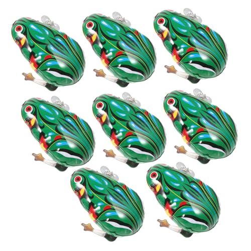 YARNOW 8Stücke Teiliges Aufziehspielzeug Frosch Kognitive Spielzeuge für zur Raumdekoration für Partys aus Robustem Material und Lustig von YARNOW