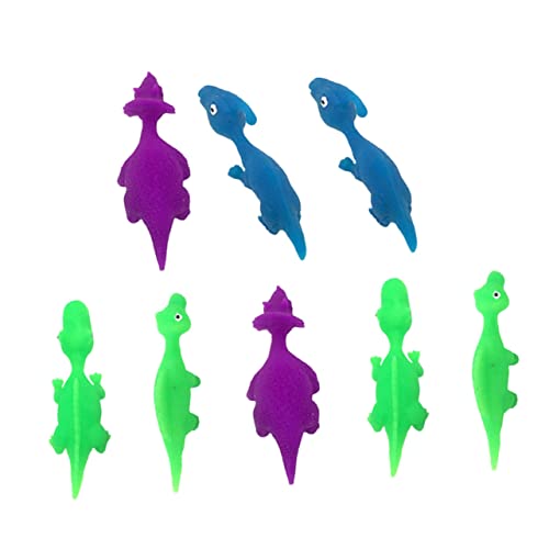 YARNOW 8Stücke Teiliges Dinosaurier Flexibles Finger für Zufällige Farben für Partys und Spielvergnügen mit Freunden von YARNOW