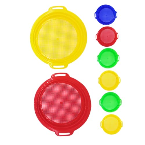 YARNOW 8Stücke Teiliges Sandsieb Set Für Tragbares Strandspielzeug Aus Langlebigem Fördert Und Kreatives Für Strand Und Parkabenteuer YARNOW 8Stücke Teiliges Sandsieb Set Für Tragbares Strandspielzeug Aus Langlebigem Fördert Und Kreatives Für Strand Und Parkabenteuer von YARNOW