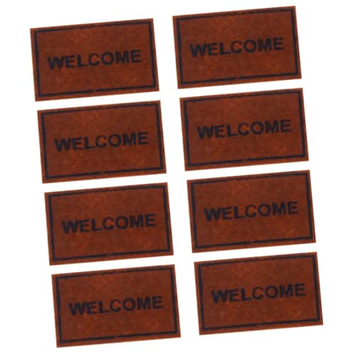 YARNOW 8Stücke Teppich Für Puppenhaus Hochwertige Stoffmatten Für Kreative Spielwelten Und Realistische Deko Für Puppenhausliebhaber YARNOW 8Stücke Teppich Für Puppenhaus Hochwertige Stoffmatten Für Kreative Spielwelten Und Realistische Deko Für Puppenhausliebhaber von YARNOW