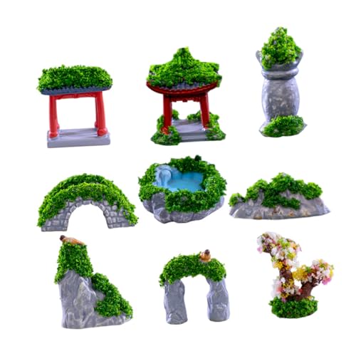 YARNOW 9 Stück Teiliges Gebäude Dekorationsset für Gartenlandschaften Realistische Figuren für Miniaturgärten und Puppenhäuser Charmante Landschaftsaccessoires zur Verschönerung Ihrer YARNOW 9 Stück Teiliges Gebäude Dekorationsset für Gartenlandschaften Realistische Figuren für Miniaturgärten und Puppenhäuser Charmante Landschaftsaccessoires zur Verschönerung Ihrer von YARNOW