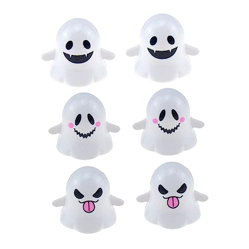 YARNOW 9 Stück Teiliges Set Weiße Halloween Aufziehgespenster aus Lustige Kleine Springende Uhrwerkspielzeuge mit Buntem Design als oder Partydeko für Sammler YARNOW 9 Stück Teiliges Set Weiße Halloween Aufziehgespenster aus Lustige Kleine Springende Uhrwerkspielzeuge mit Buntem Design als oder Partydeko für Sammler von YARNOW