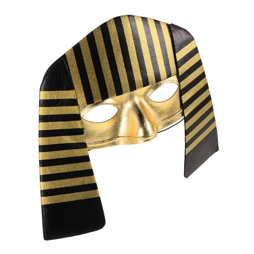YARNOW Ägyptische Maske Kostümmaske Wiederverwendbar Leicht Atmungsaktiv Für Halloween Party Bühnenauftritte Festliche Verkleidung YARNOW Ägyptische Maske Kostümmaske Wiederverwendbar Leicht Atmungsaktiv Für Halloween Party Bühnenauftritte Festliche Verkleidung von YARNOW