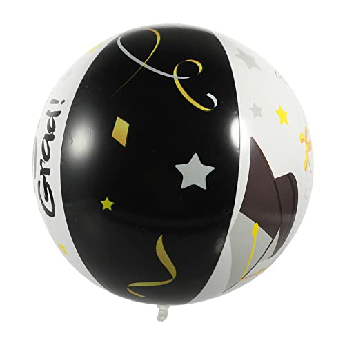 YARNOW Abschluss Aufblasbarer Strandball Glückwunsch Ball Für Strandpartys Kreatives Design Für Freien Langlebig Und Leicht Aufzublasen von YARNOW