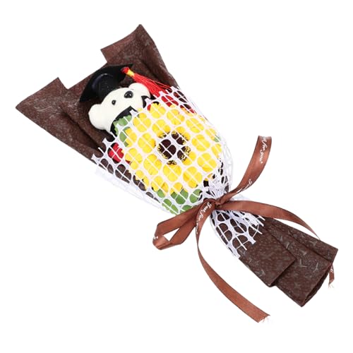 YARNOW Abschlusspuppenbär Dekoration Plüsch Du klein Bären Zeichen aufdecken Mädchen für Abschlussbouquet Abschlussblumenbär mit Blumenstrauß tragen Abschlussstrauß mit Bär Schaum Kaffee YARNOW Abschlusspuppenbär Dekoration Plüsch Du klein Bären Zeichen aufdecken Mädchen für Abschlussbouquet Abschlussblumenbär mit Blumenstrauß tragen Abschlussstrauß mit Bär Schaum Kaffee von YARNOW