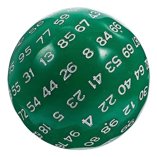 YARNOW Acryl Seitiger Würfel Multifunktionaler Spielwürfel Tragbar für Tischspiele für Partys Leicht und Robust mit Runden Ecken für Angenehme Handhabung von YARNOW