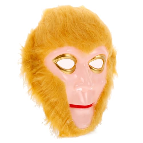 YARNOW Affenmaske für Erwachsene Realistische Wukong Maske für Halloween und Cosplay Hochwertige Schimpansen Gesichtsmaske für Partys und Rollenspiele YARNOW Affenmaske für Erwachsene Realistische Wukong Maske für Halloween und Cosplay Hochwertige Schimpansen Gesichtsmaske für Partys und Rollenspiele von YARNOW