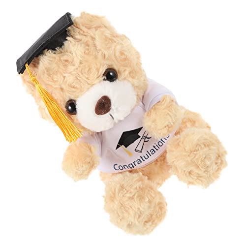 YARNOW Arzt Hut Puppe Kuscheltier Abschluss Stofftier Abschluss-Cartoon-bär Niedliche Bärentiere Bär Der Abschlusssaison Abschlussspielzeug Pp Baumwolle Hellbraun YARNOW Arzt Hut Puppe Kuscheltier Abschluss Stofftier Abschluss-Cartoon-bär Niedliche Bärentiere Bär Der Abschlusssaison Abschlussspielzeug Pp Baumwolle Hellbraun von YARNOW