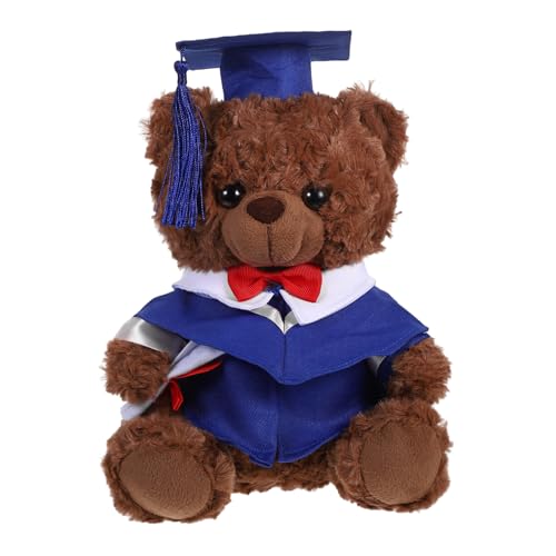 YARNOW Arztanzugbär Puppe Junggesellenbär Mini-Abschluss-Stoffbären Plüschbär-Abschlussoutfit Kindergartenabschluss Bär abschlussbär Diplom-Bär PP Baumwolle Blue YARNOW Arztanzugbär Puppe Junggesellenbär Mini-Abschluss-Stoffbären Plüschbär-Abschlussoutfit Kindergartenabschluss Bär abschlussbär Diplom-Bär PP Baumwolle Blue von YARNOW