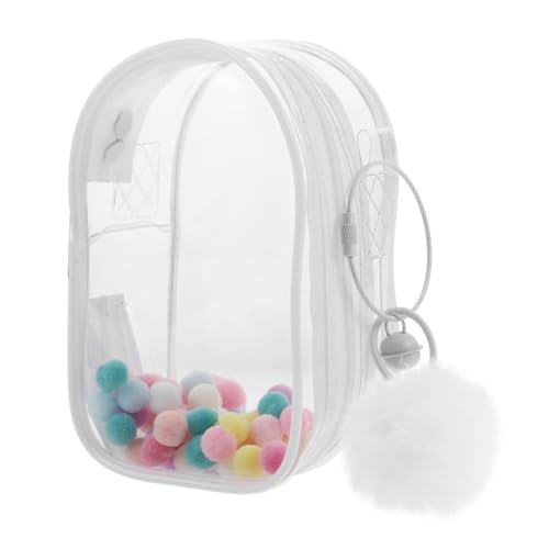 YARNOW Aufbewahrungstasche für Puppen Puppe hängende Tasche transparente Taschen für Puppen Geldbörse USB-Flash-Disk-Tasche Vitrine für Sammlerfiguren Sammlerspeicher PVC Weiß YARNOW Aufbewahrungstasche für Puppen Puppe hängende Tasche transparente Taschen für Puppen Geldbörse USB-Flash-Disk-Tasche Vitrine für Sammlerfiguren Sammlerspeicher PVC Weiß von YARNOW