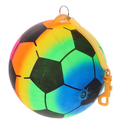 YARNOW Aufblasbarer Fußball Mit Federseil Für Bunt Leicht Und Sicher Für Outdoor Aktivitäten Für Kindergarten Und Vorschulspiel Fördert Tanz Und Koordination YARNOW Aufblasbarer Fußball Mit Federseil Für Bunt Leicht Und Sicher Für Outdoor Aktivitäten Für Kindergarten Und Vorschulspiel Fördert Tanz Und Koordination von YARNOW