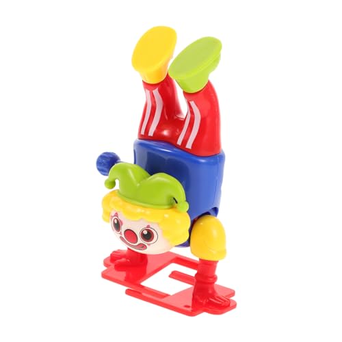 YARNOW Aufziehspielzeug Clownfigur Für Lustige Springende Clown Halloween Antikes Clownspielzeug Für Partys Und Sammler Rote Ausführung Hc von YARNOW