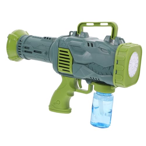 YARNOW Automatische Cartoon Blasenmaschine Elektrischer Seifenblasenmacher Für Tragbar Dinosaurier Design Für Partys Und Outdoor Aktivitäten von YARNOW