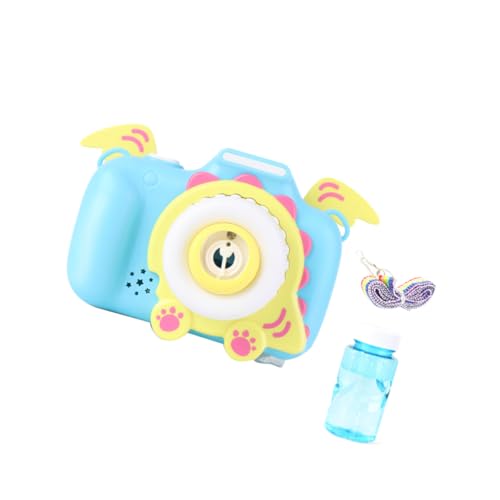 YARNOW Automatische Dinosaurier Seifenblasenmaschine für Buntes Licht Musik Bubble Maker Kinderfreundliches Kamera Design Einfache Bedienung Outdoor Party Spaß ohne Batterien Inklusive YARNOW Automatische Dinosaurier Seifenblasenmaschine für Buntes Licht Musik Bubble Maker Kinderfreundliches Kamera Design Einfache Bedienung Outdoor Party Spaß ohne Batterien Inklusive von YARNOW