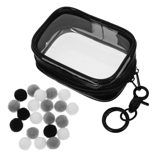 YARNOW Babytasche Zeigen durchsichtige Puppentragetasche Taschen für Mini-Actionfiguren Tragbare kleine Puppentaschen aus PVC Mini-Taschen-Schlüsselanhänger Black YARNOW Babytasche Zeigen durchsichtige Puppentragetasche Taschen für Mini-Actionfiguren Tragbare kleine Puppentaschen aus PVC Mini-Taschen-Schlüsselanhänger Black von YARNOW