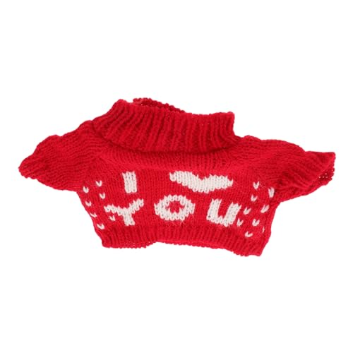 YARNOW Bärenpuppenkostüm Stofftierkleidung Kleidung für Stofftiere Puppe Weihnachtskleidung Stofftiere Zubehör Weihnachtspuppenkleidung hässliche Ornamente Papageienkleidung Garn rot YARNOW Bärenpuppenkostüm Stofftierkleidung Kleidung für Stofftiere Puppe Weihnachtskleidung Stofftiere Zubehör Weihnachtspuppenkleidung hässliche Ornamente Papageienkleidung Garn rot von YARNOW