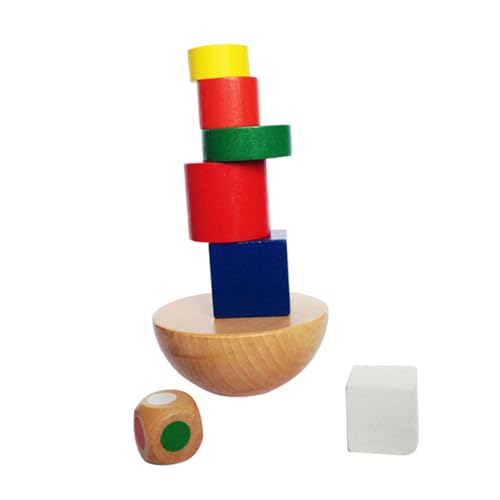 YARNOW Balancierspiel Holzspielzeug Stapelbare Bausteine Für Lernspielzeug Hand Auge Koordination Und Sowie Formenerkennung Set Aus Holz Für Kreatives YARNOW Balancierspiel Holzspielzeug Stapelbare Bausteine Für Lernspielzeug Hand Auge Koordination Und Sowie Formenerkennung Set Aus Holz Für Kreatives von YARNOW