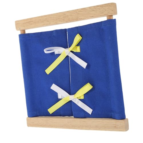 YARNOW Bildungsspielzeug für Ankleiden Sensory Busy Board für Vorschulkinder Motorikspielzeug Lebenskompetenzen Selbstvertrauen Aufbauen mit Dressing Toys mit Schleife von YARNOW