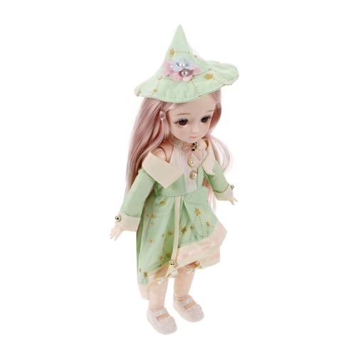 YARNOW Bewegliche Bjd Puppe für Mädchen Süße Kawaii Puppe mit Sommerlichem Bohemian Outfit Kleidung Schuhen und Hut Anime für Kreative Spielmomente YARNOW Bewegliche Bjd Puppe für Mädchen Süße Kawaii Puppe mit Sommerlichem Bohemian Outfit Kleidung Schuhen und Hut Anime für Kreative Spielmomente von YARNOW