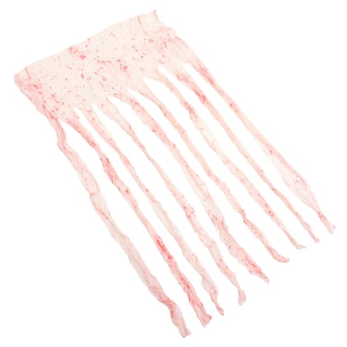 YARNOW Bloody Door Curtain Halloween Decorative Fabric Hanging Horror Party Decoration for Home Cafe and Event Decor von YARNOW