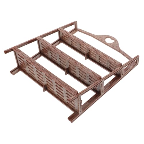 YARNOW Blumenständer-Regalmodell Dollhouse Kitchen Decor Miniatur-Puppenhaus- puppenhaus zubehör möbel Miniatur -Bücherregal Mini -Bücherregal Plastik Brown von YARNOW