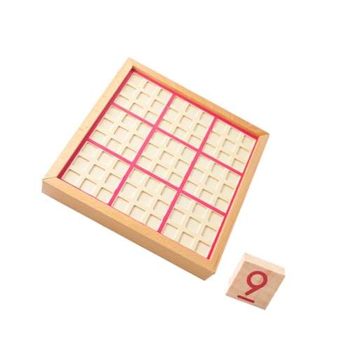 YARNOW Brettspiel Holz Sudoku Felder Puzzle für Interaktives Lernspiel für Kreative Entwicklung und Spaß Sicher und Langlebig YARNOW Brettspiel Holz Sudoku Felder Puzzle für Interaktives Lernspiel für Kreative Entwicklung und Spaß Sicher und Langlebig von YARNOW
