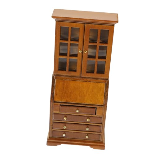 YARNOW Bücherregal Und Stauraum Für Miniaturmöbel Und Accessoires Für Küchenminiaturdekoration Und Kreatives von YARNOW