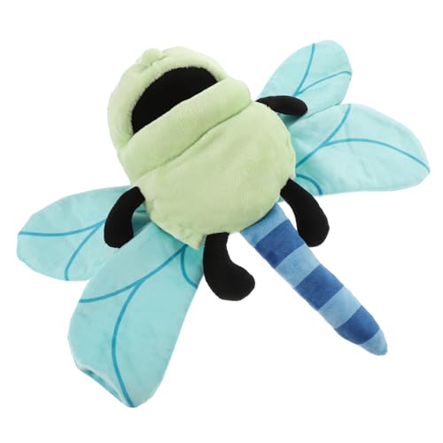 YARNOW Cartoon Libellen Handpuppe aus Geschmeidigem Plüsch Interaktive Geschichtenerzählpuppe für Sicher und Langlebig Fördert Motorische Fähigkeiten und Kommunikation YARNOW Cartoon Libellen Handpuppe aus Geschmeidigem Plüsch Interaktive Geschichtenerzählpuppe für Sicher und Langlebig Fördert Motorische Fähigkeiten und Kommunikation von YARNOW