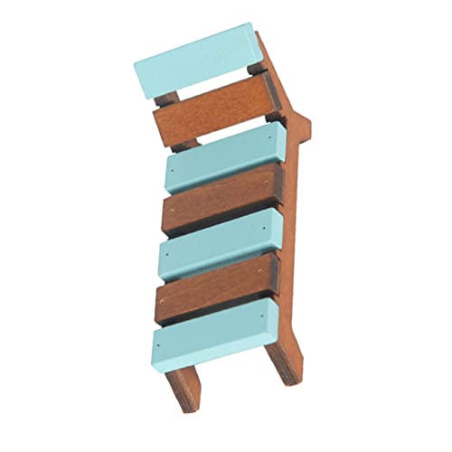 YARNOW Chaise Lounge Aus Holz Für Puppenhaus Dekoration Strand Style Liegestuhl Modell Für Kreative Mikrolandschaften Und DIY Projekte Langlebig Und Praktisch von YARNOW
