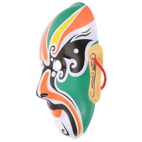 YARNOW Chinesische Peking Opernmaske Handgefertigte Kostümrequisite für Partys Cosplay und Halloween Traditionelles Design Einfach zu Tragen für Verschiedene Anlässe von YARNOW
