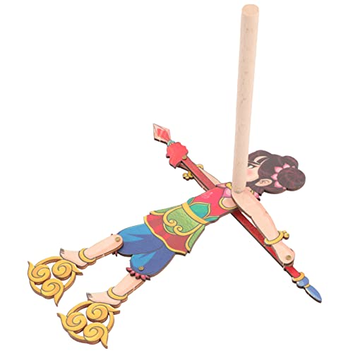 YARNOW Chinesisches Schattenpuppenspielzeug aus Traditionelles Puppentheater für Kindergärten und Fördert Kreative Handarbeit und Frühe Bildung von YARNOW