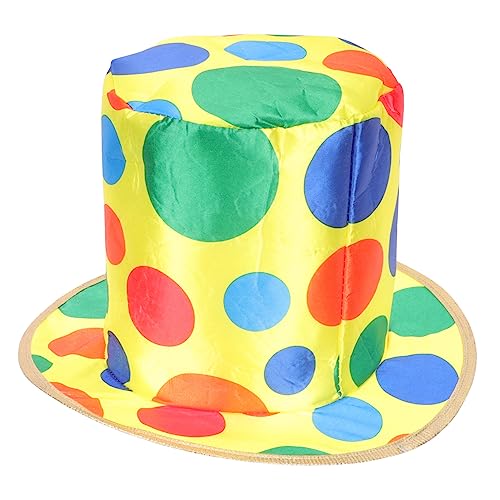 YARNOW Clownhut Halloween Cosplay Hut Leicht und Bequem für Erwachsene und Jugendliche Partydeko Bühnenhut für Clownkostüm von YARNOW