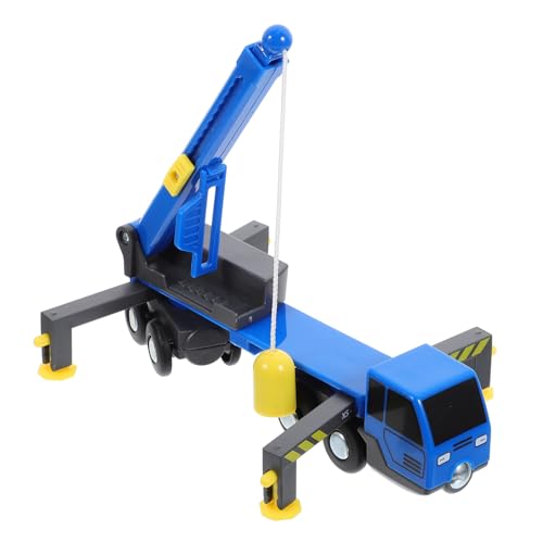 YARNOW Kranwagen Spielzeug Groß Teleskopkran BAU LKW Kinderspielzeug Simulations Bauauto Modell LKW Modell Baufahrzeug Spielzeug Cartoon BAU Engineering Kran von YARNOW