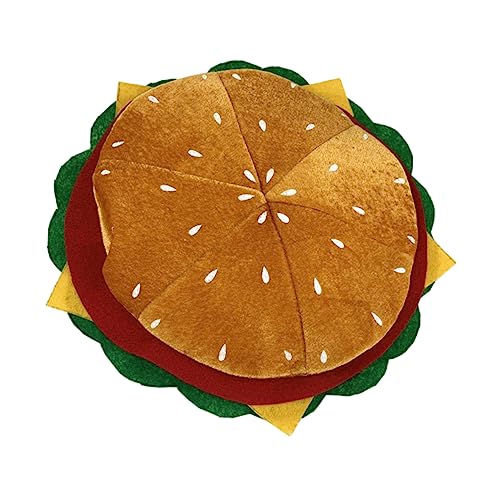 YARNOW Cosplay Hut für Erwachsene Lustiges Burger Kopfaccessoire aus Vliesstoff für Partys Karneval und Halloween Leicht Bequem und Stylisch für Kreative Fotos und Feiern YARNOW Cosplay Hut für Erwachsene Lustiges Burger Kopfaccessoire aus Vliesstoff für Partys Karneval und Halloween Leicht Bequem und Stylisch für Kreative Fotos und Feiern von YARNOW