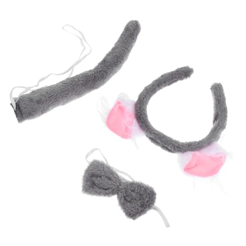 YARNOW Cosplay Kostüm Satz für Erwachsene und Tierkostüm Stirnband mit Fliege für Halloween Partys und Bühnenauftritte von YARNOW