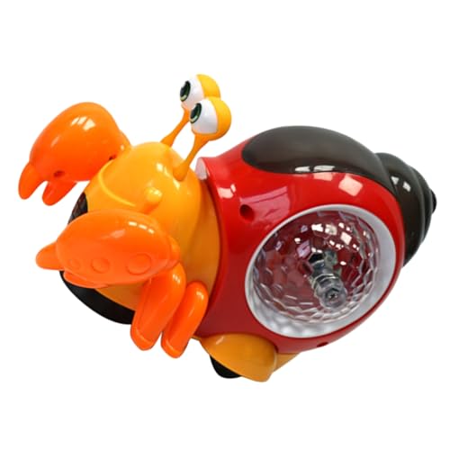 YARNOW Crawling Toy für Junge Mädchen Interaktives Musikspielzeug mit Licht und Rotationsshell für Krabbelkinder Ab Monaten Fördert Motorische Fähigkeiten und Sensorische von YARNOW