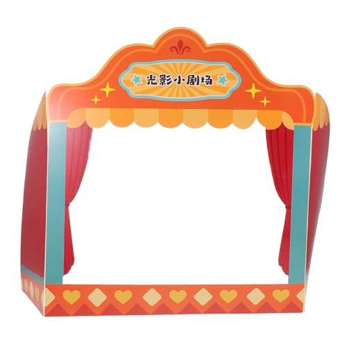 YARNOW DIY Schattentheater Bühne für Handgefertigtes Puppentheater Fördert Kreativität und Praktische Fähigkeiten für Kindergarten und Traditionelles Chinesisches Schattenspiel von YARNOW