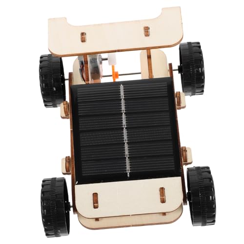 YARNOW DIY Solar Auto Modell Bausatz Pädagogisch Solarbetriebenes Fahrzeug Experimentierspielzeug für Stabiles Material Sicherer Unterrichtshelfer Lernspielzeug für Technik Wissenschaft von YARNOW