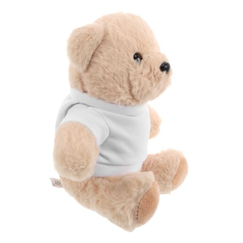 YARNOW DIY Sublimations Plüschbär mit Leerem T Shirt Weiches Kuscheltier für Geburtstagsfeiern Weihnachten und Babypartys Kreatives YARNOW DIY Sublimations Plüschbär mit Leerem T Shirt Weiches Kuscheltier für Geburtstagsfeiern Weihnachten und Babypartys Kreatives von YARNOW